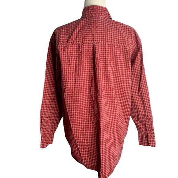 Vintage Guess Jeans Button Up Shirt M Red Checkered - Picture 4 of 6